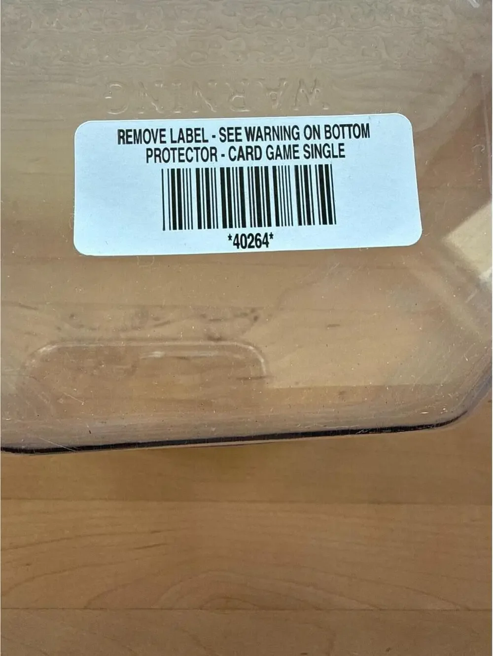 Longaberger Clear Plastic Protector #40264 fits Dealer's Choice Basket